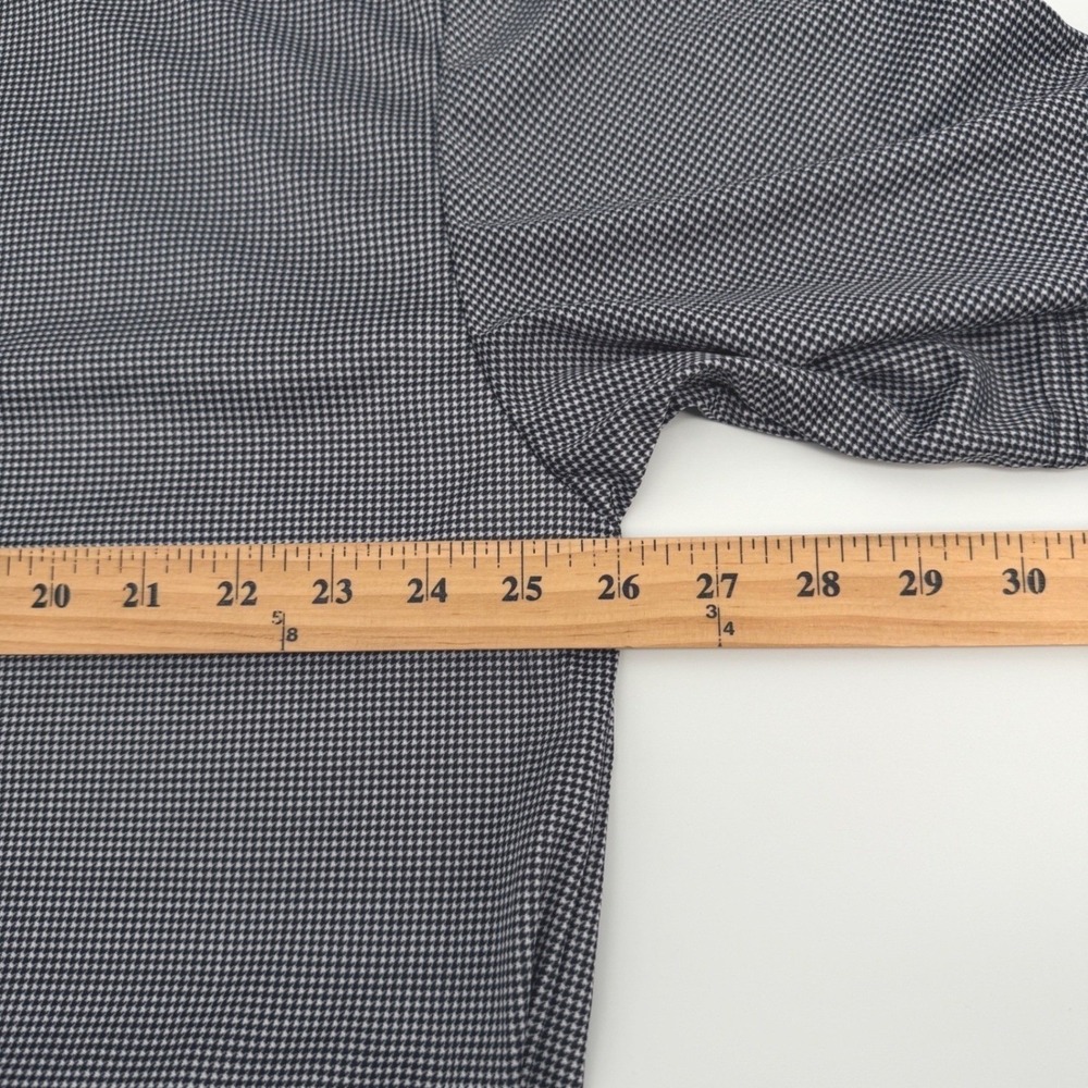 Collars & Co Polo Shirt Mens 3XL Black Houndstooth Dress Collar Short Sleeve NEW - Picture 8 of 12